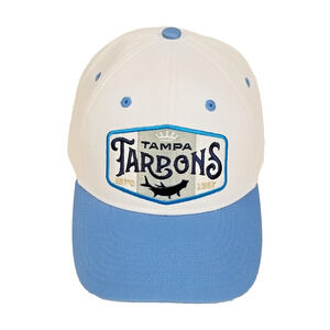 MilB Tampa Tarpons Cap Hat White Blue New York Yankees Minors Stadium Promotion